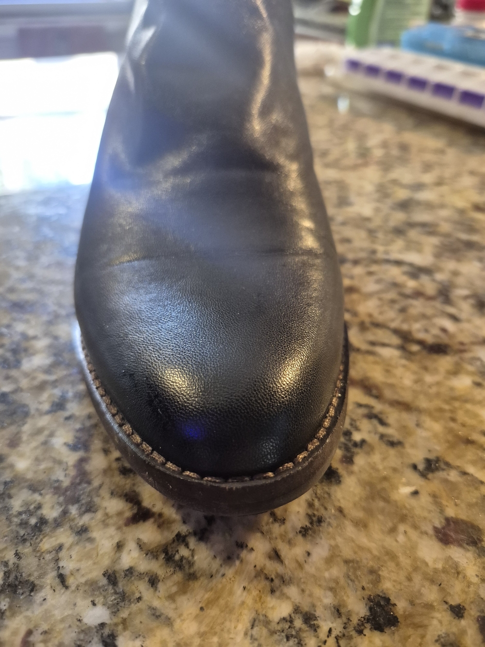 Lucky Brand Black Leather Chukka Boots
